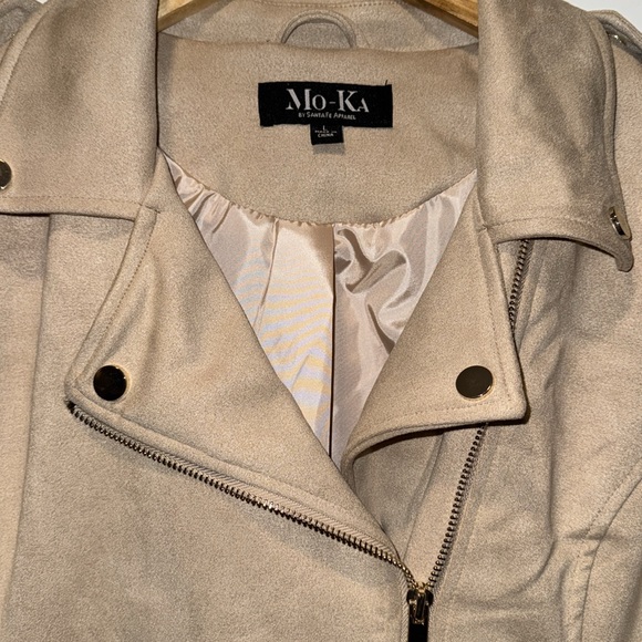 Faux Suede Moto Jacket - Picture 5 of 9